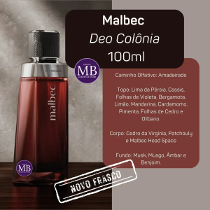 Deo Colônia Malbec Tradicional O Boticário Nova Embalagem